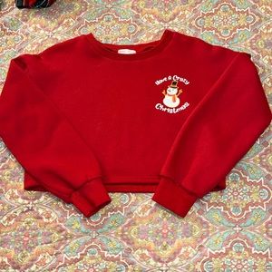 Romwe Christmas Crop